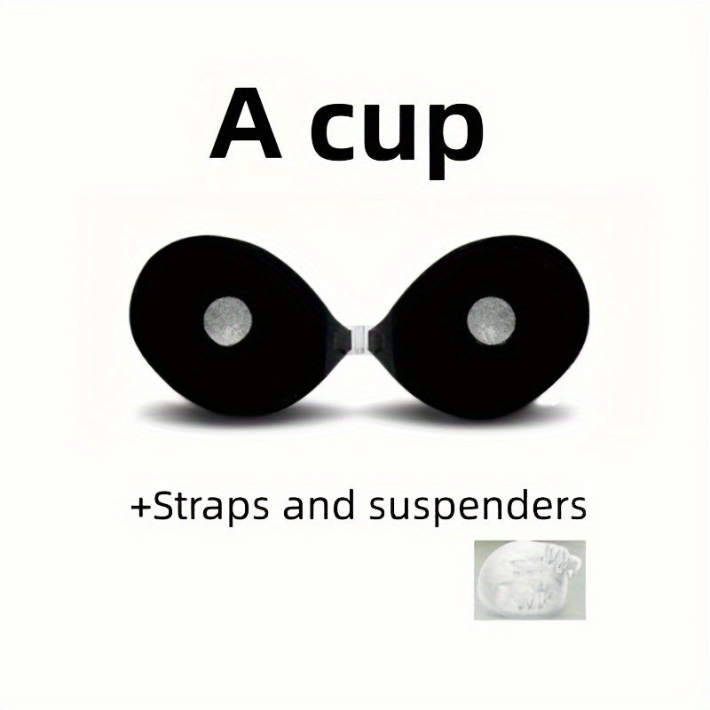 Waterproof Reusable Strapless Lift Bra Pasties for Wedding Photos and Casual Wear