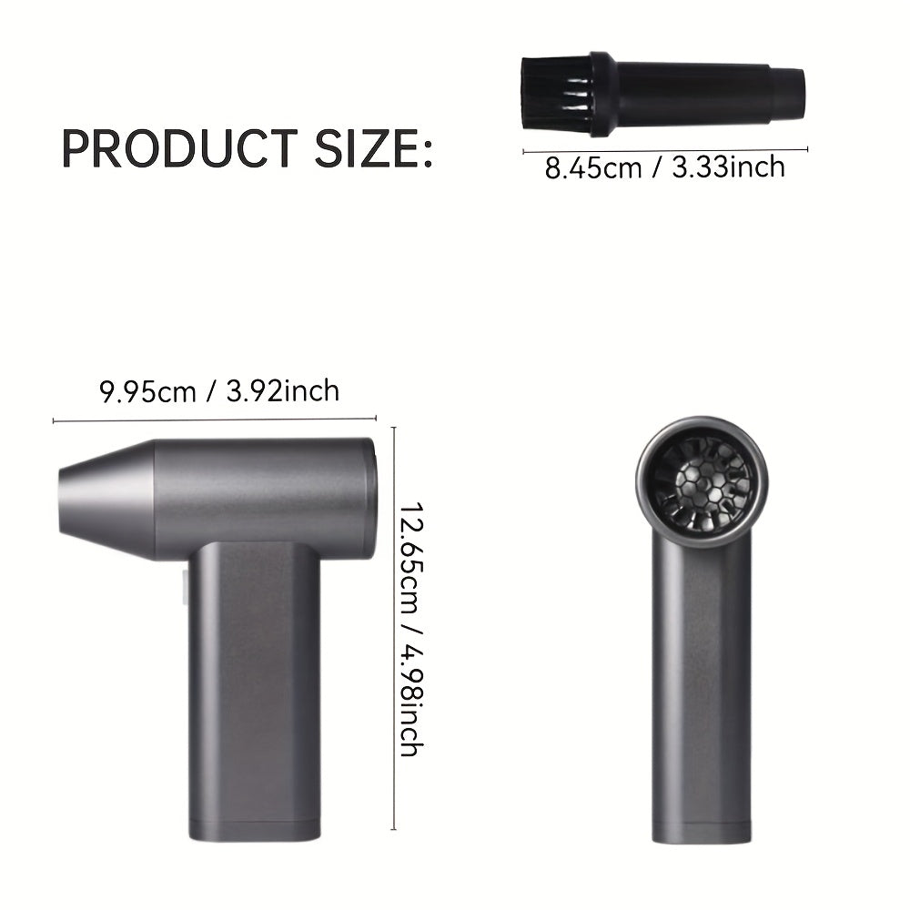 Фен для волос из алюминиевого сплава с бесщеточным мотором, турбовентилятор, подарок