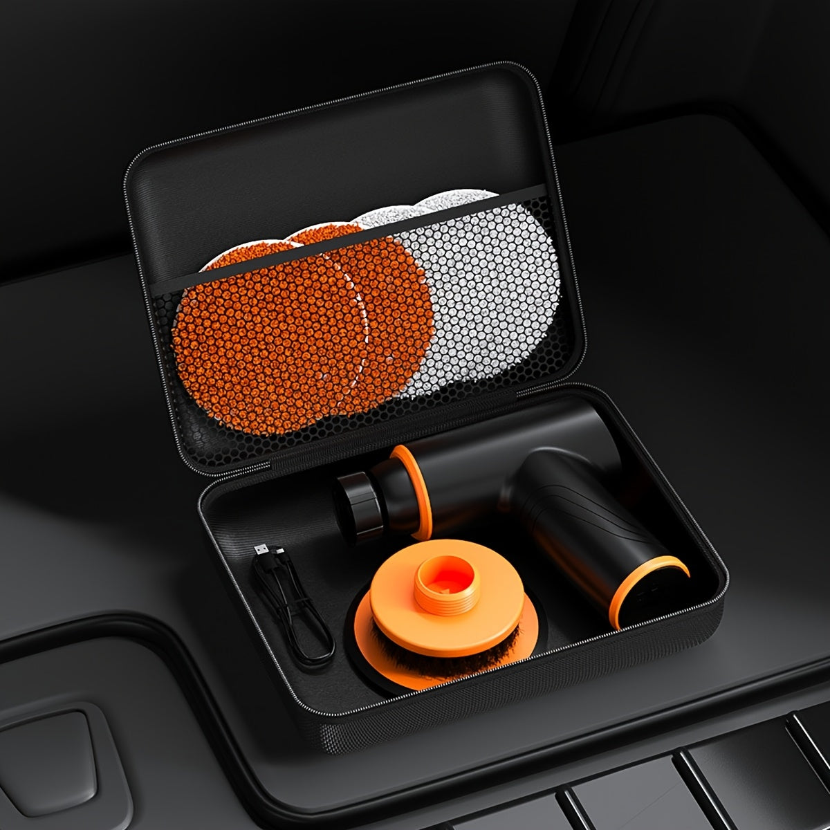 Avtomobil vakuum tozalagichlari, havo nasoslari, kosmetikalar, zaryadlovchilar va kabellar uchun ko'p funksiyali sun'iy teridan yasalgan sayohat tashkilotchisi sumkasi - mukammal bayram sovg'asi va avtomobil uchun zaruriy narsalar tashkilotchisi.