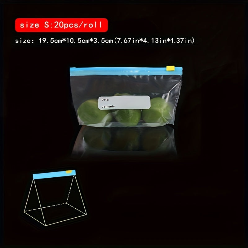 Storage bags packs of 10 15 or 20 for food storage and organization