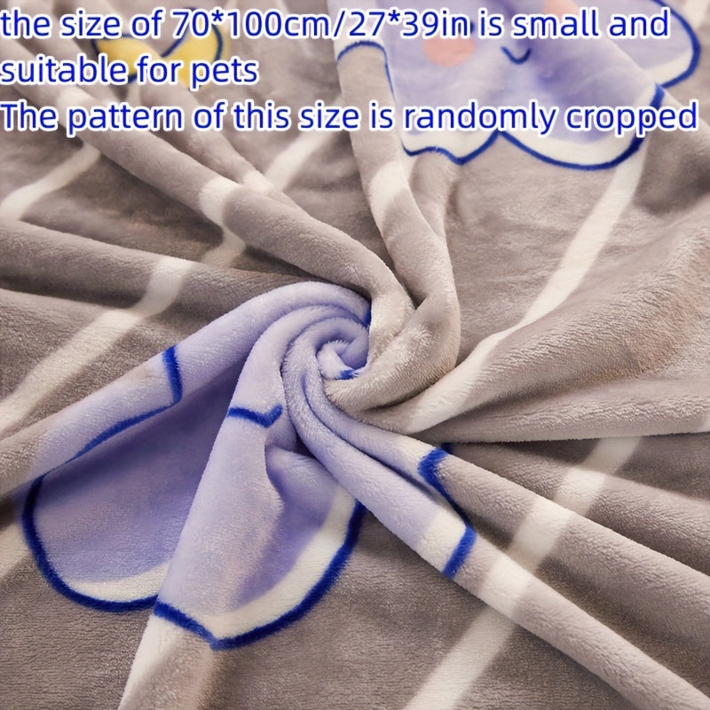 Flannel Fleece Blanket Soft Warm Throw for Sofa Bed Car Office All Seasons
