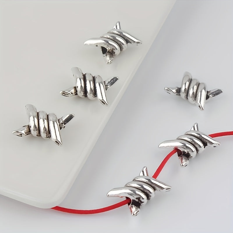 10PCS Unisex Wire Thorn Knot Shoelace Charms for Sneakers Decoration