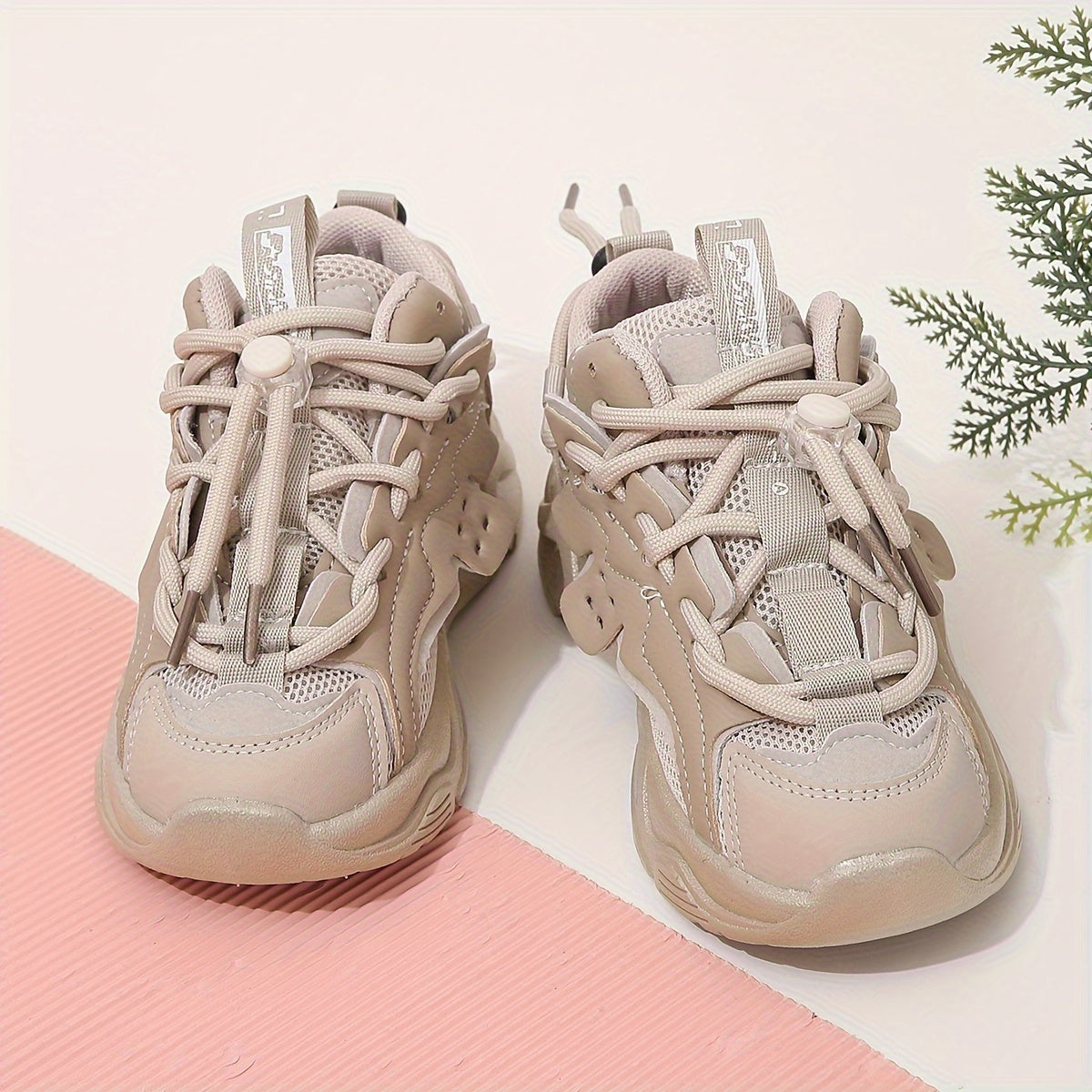 Kids' Unisex Casual Sports Sneakers Breathable Mesh PVC Low Top All-Season Rubber Sole