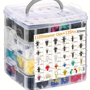 Turli plastik avtomobil kliplar 1105 dona Universal tutqich avtomobil korpusi uchun