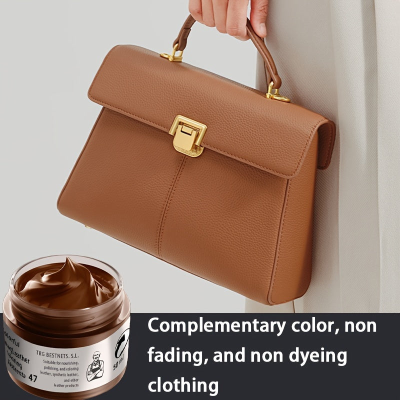 Leather Repair Kit 50ML Color Toner for Leather Sofa Shoes Bag Scratch Fix