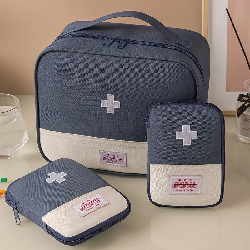 Portable Medicine Organizer Bags for Travel, Emergency, and Gift Use