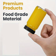 6 Mini Glass Spray Bottles Reusable Hand Washable for Liquids Juice and Samples