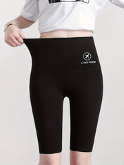 Pantalones cortos de yoga sin costuras de cintura alta para mujer, transpirables y con estiramiento, ropa deportiva para primavera y verano