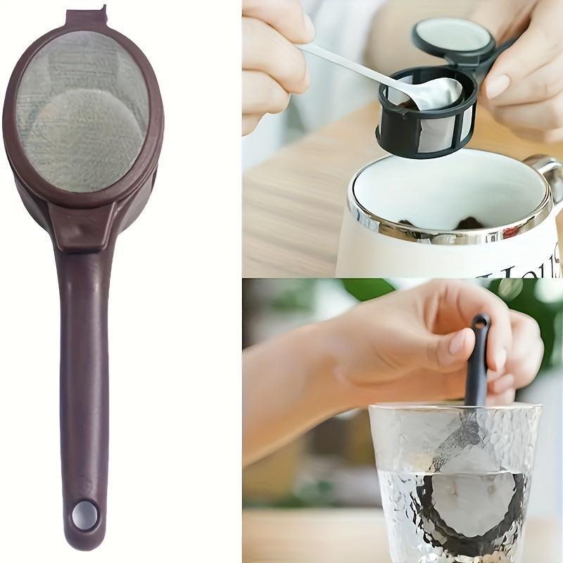 Plastic Compact Coffee Filter Spoon, Essential Kitchen Gadget for Coffee Machines