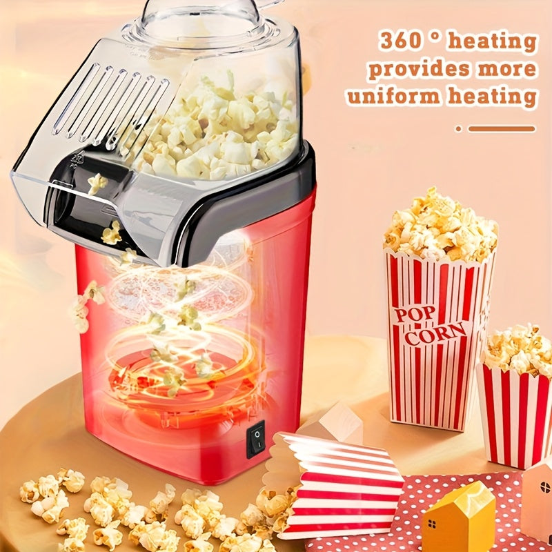 Kompakt GMBIN Popkorn tayyorlagich - Bir tugma bilan boshqarish, tez va teng issiqlik, uy sharoitida foydalanish uchun yengil va portativ. Mustahkam PP materialidan tayyorlangan. Zamonaviy popper dizayni va mustahkam plastmassa