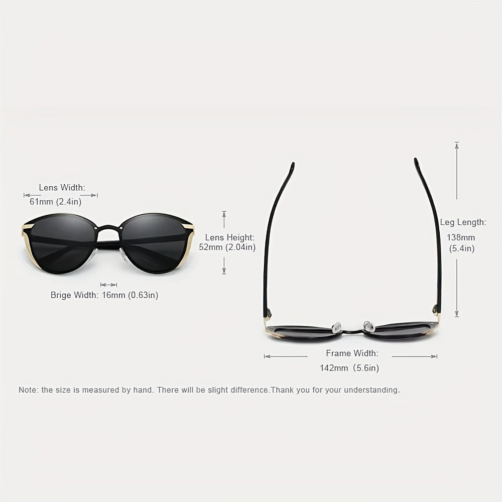 Women's Polarized Cat Eye Sunglasses for Running Outdoor Beach Summer