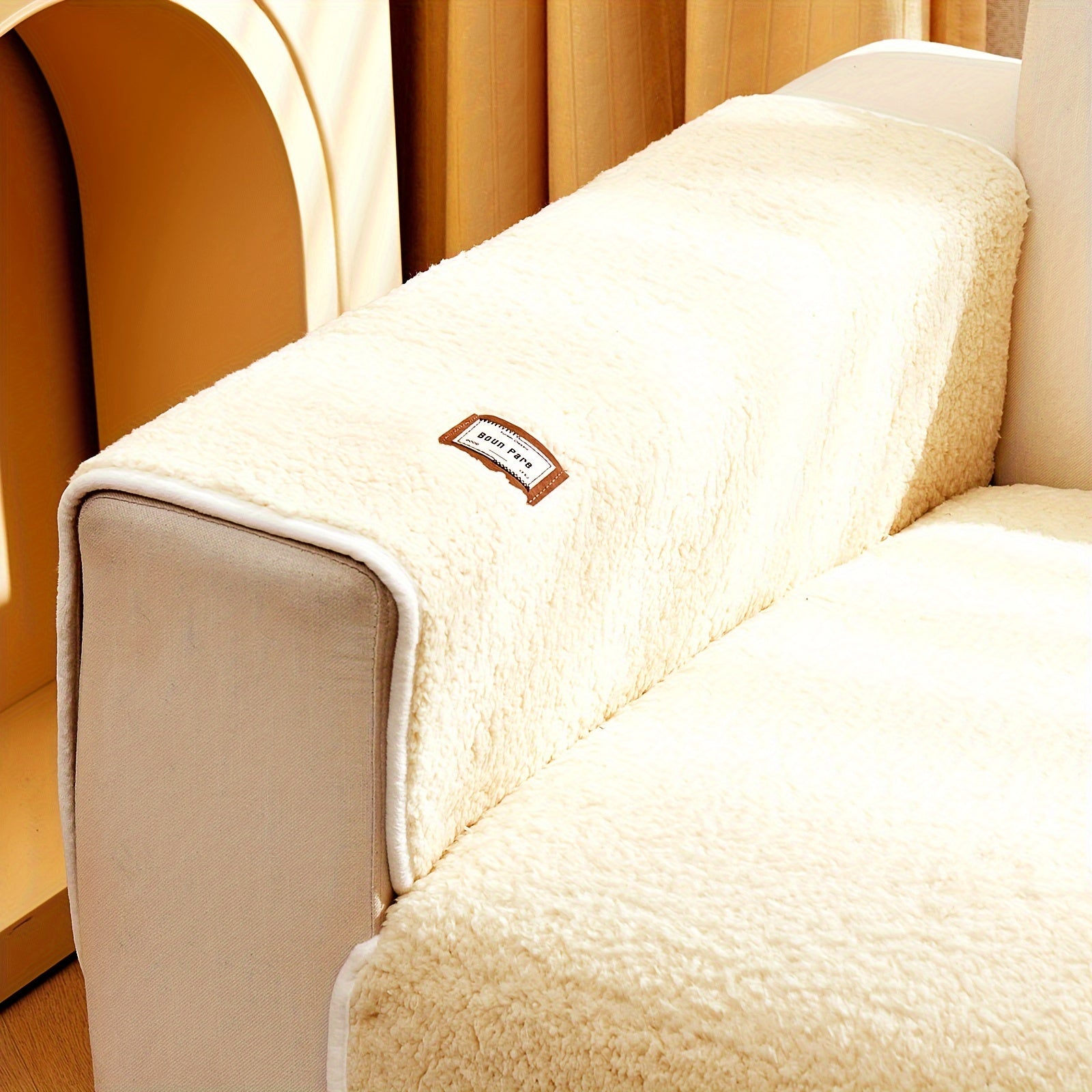 Чехол на диван для питомцев, толстый, нескользящий, плюшевый, защитный для мебели