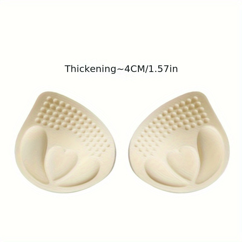 Women's Cotton Bra Padding for Small or Flat Chested A Cup Support Thickened Pads