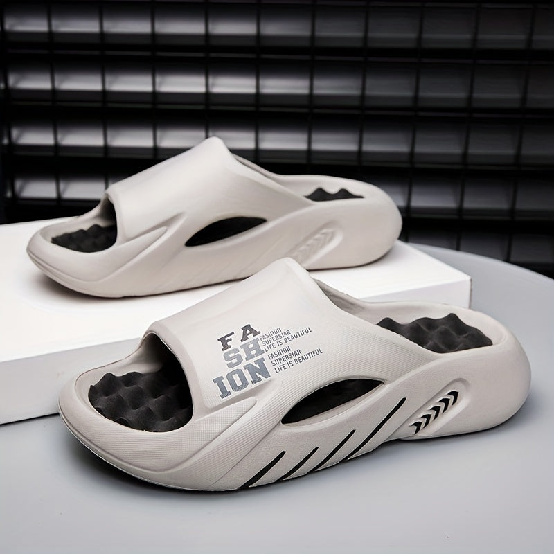 Men's EVA Slides Breathable Non-Slip Open Toe Casual Outdoor Sandals