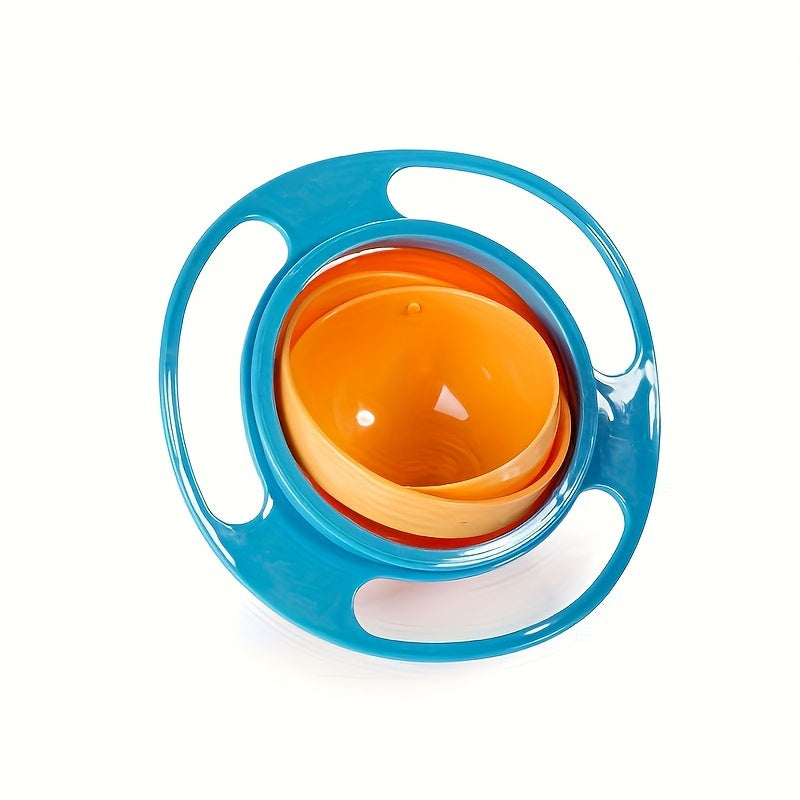 Baby Toddler Feeding Bowl BPA-Free Rotating Spill-Proof 360 Degree Spin Multi-Color