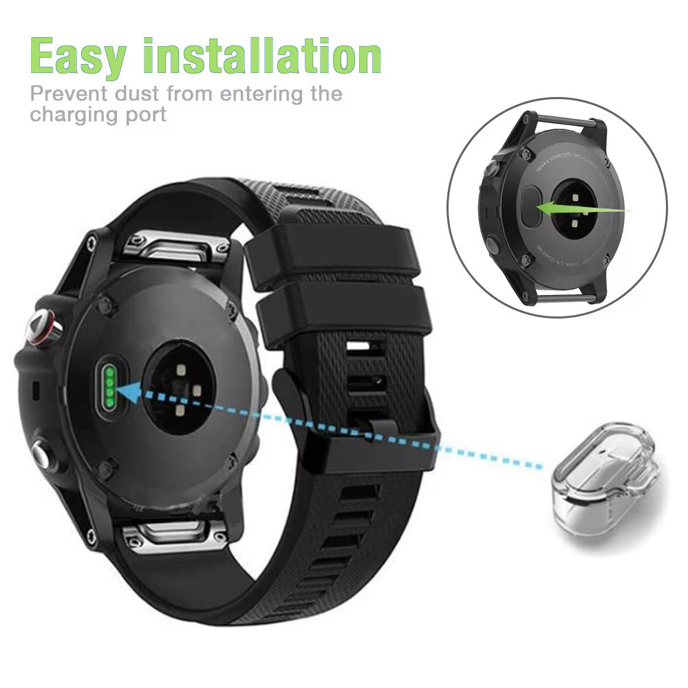 Silicone Dustproof Plugs for Garmin Smartwatches Fenix Forerunner Venu Pack of 4