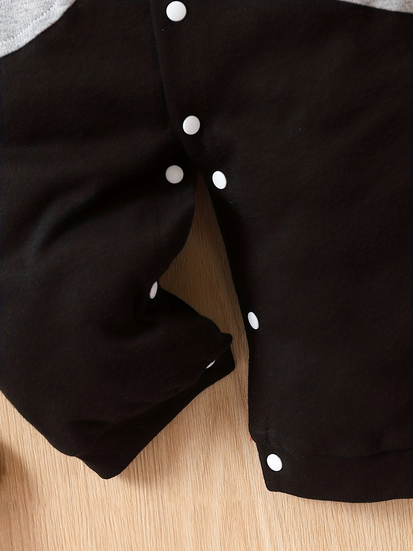 Baby Boy Long Sleeve Bodysuit for Spring and Fall 6-12 Months Cotton Color Block Casual