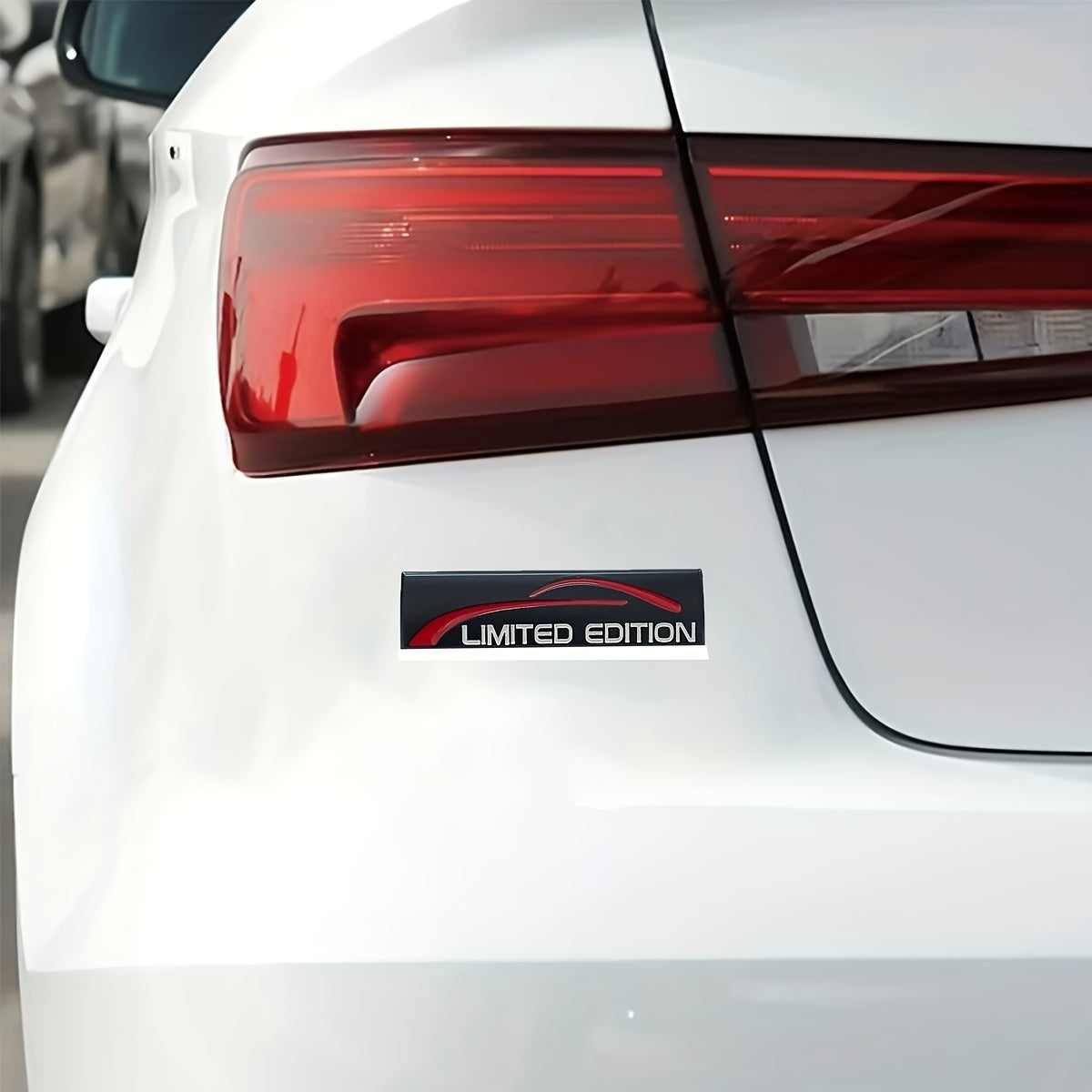 Insignia de pegatina de coche de metal cromado edición limitada, emblema, calcomanía, ajuste universal