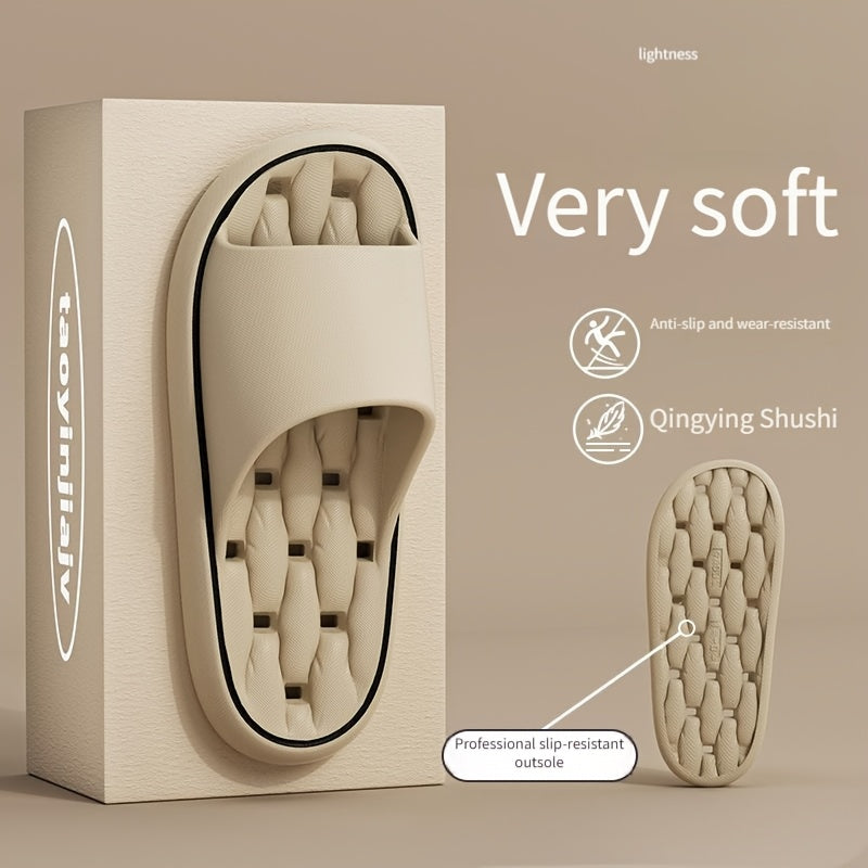 Unisex EVA Slippers Non-Slip Minimalist Stripes House Beach Footwear