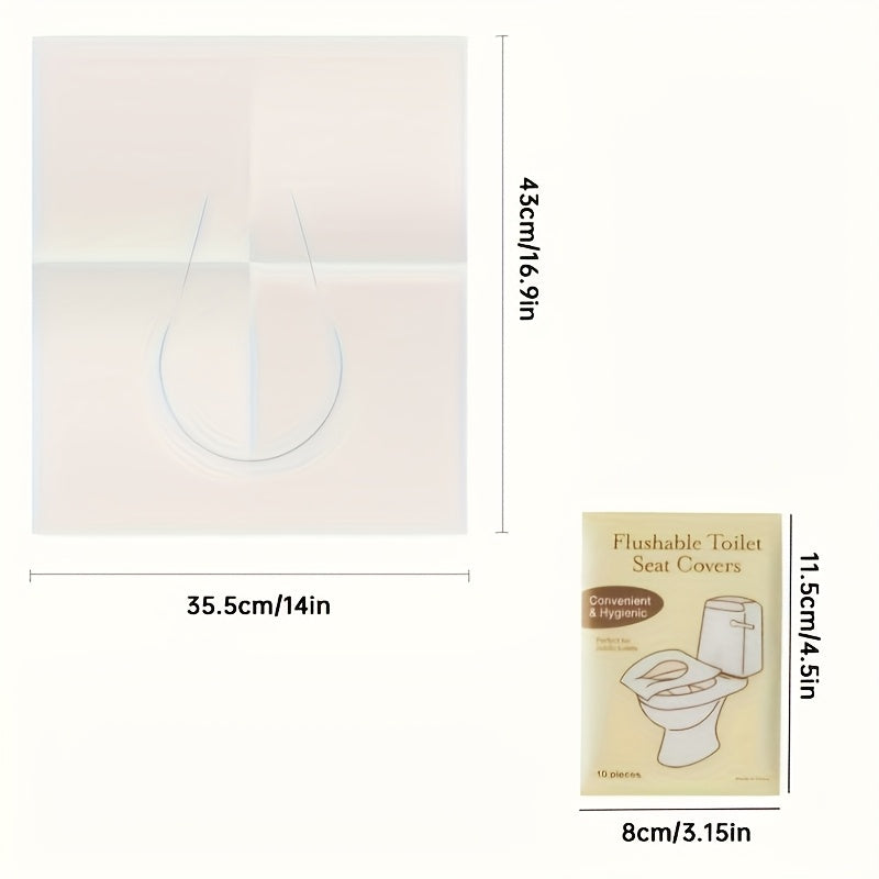 Одноразовые чехлы для унитаза 20/100 шт. Многоразовые бумажные дорожные аксессуары