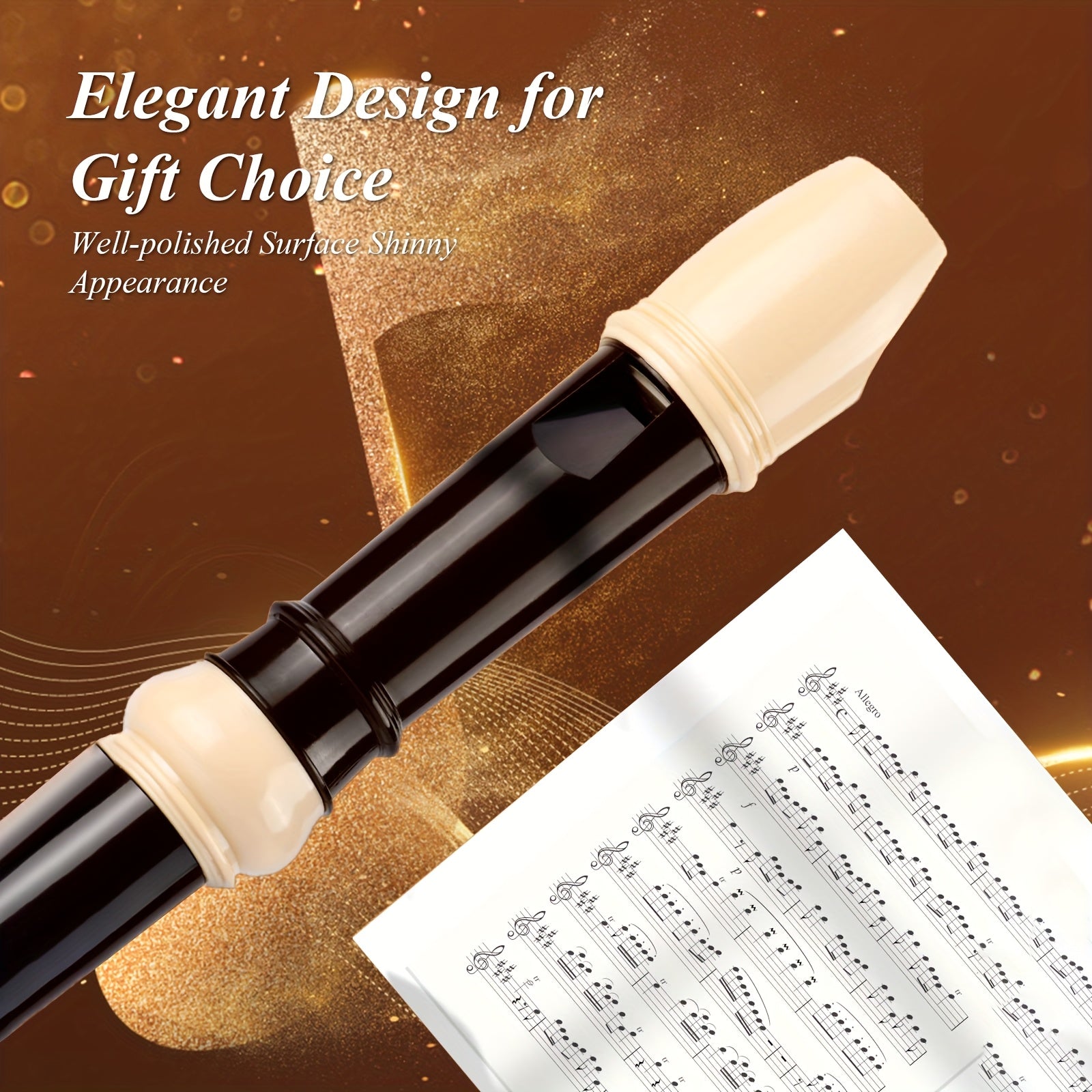 Woodwind Instruments Set with Alto Flute Recorder Clarinet and Accessories