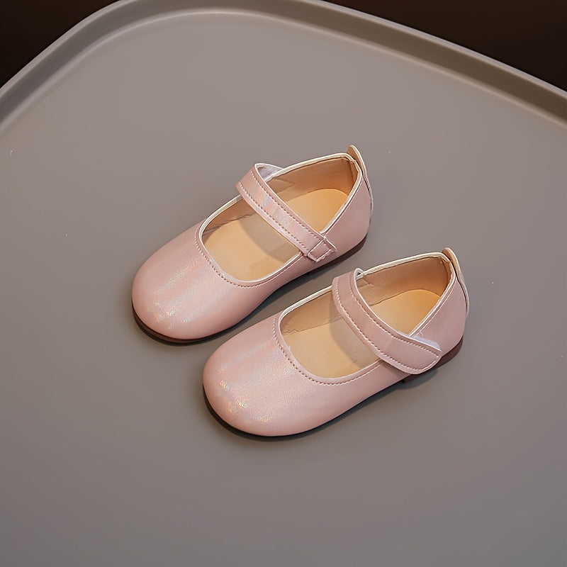 Girls Mary Jane Flats Breathable PU Low Top Casual All-Season