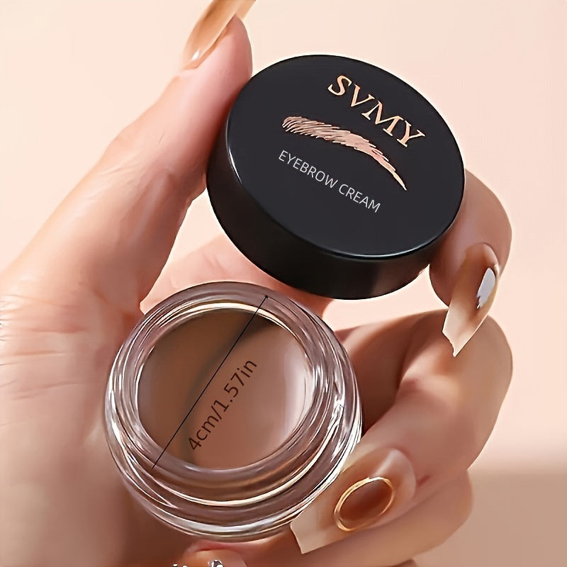 Waterproof Eyebrow Tint Cream with Brush Long-Lasting for All Skin Types