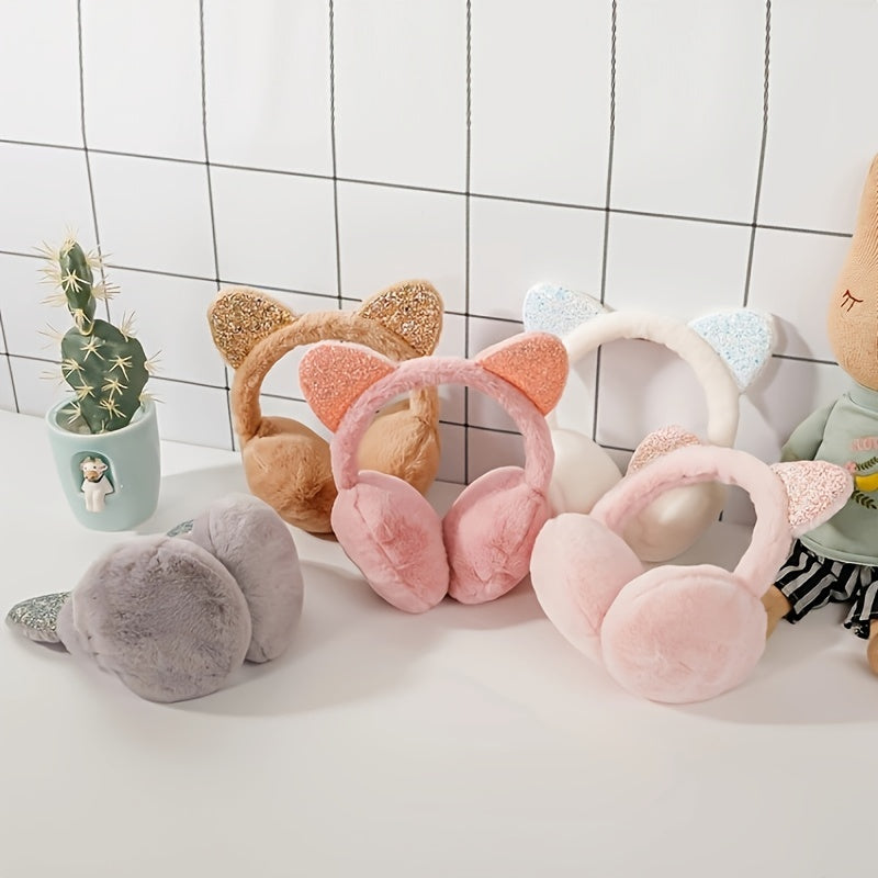 Faux Fur Ear Warmer for Women Warm Padded Ear Cups Winter Cozy