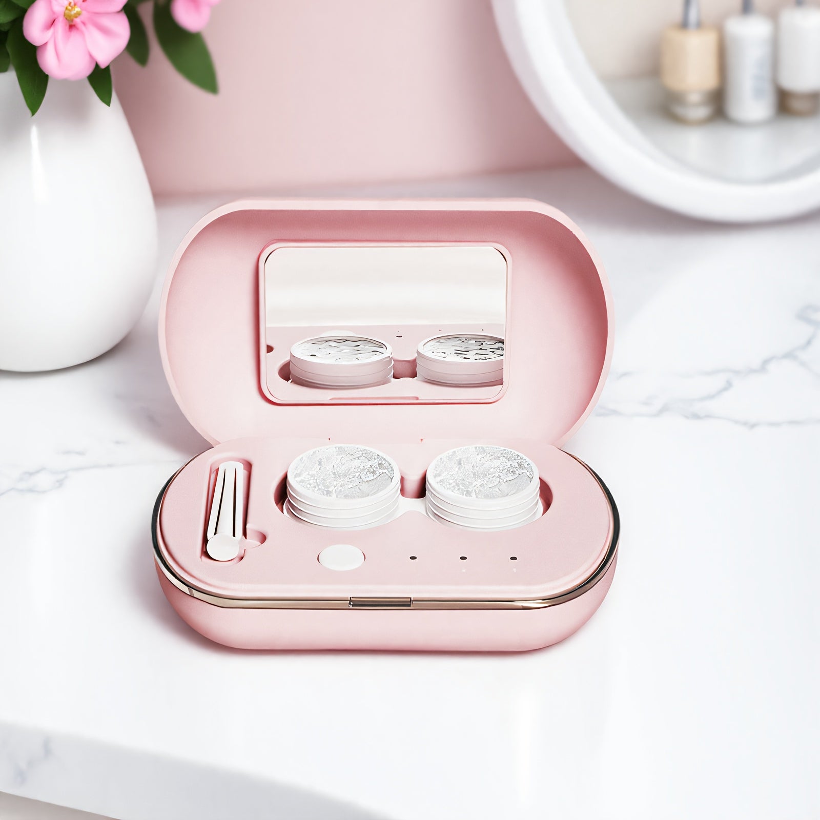 2025 Compact Rechargeable Contact Lens Cleaner for Home Office Travel