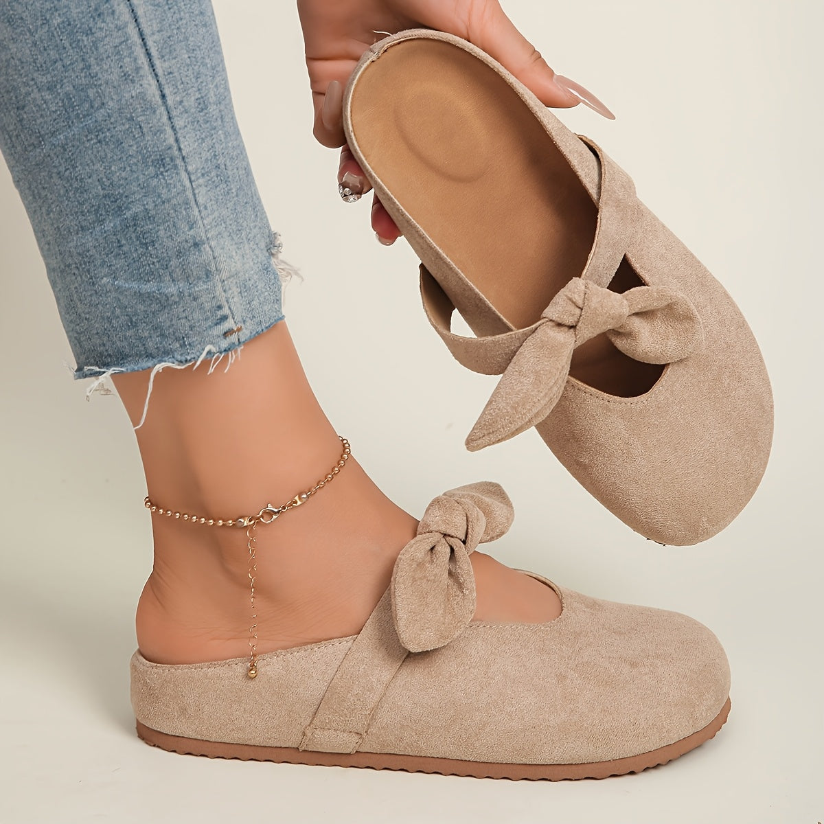 Women's Slip-On Shoes Cushioned Sole Non-Slip Rubber Casual Formal