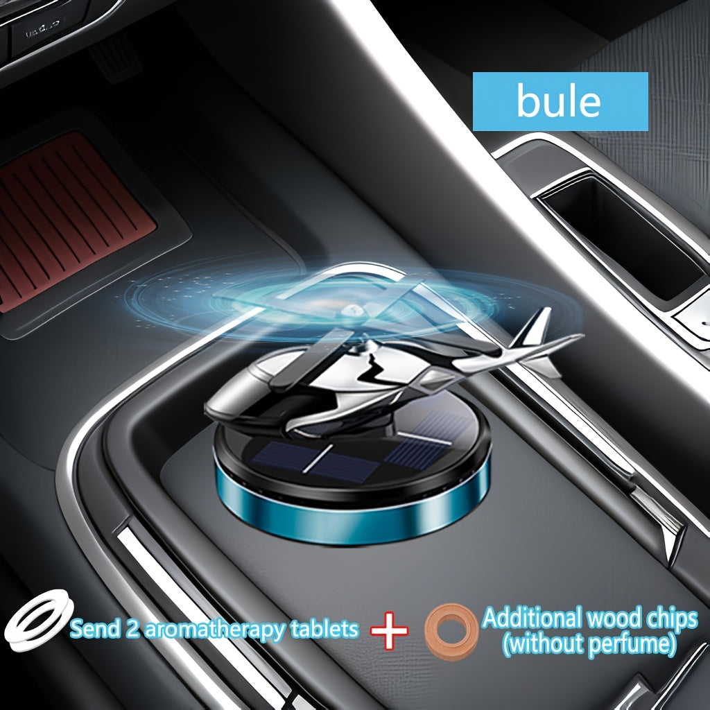Solar Car Diffuser Air Freshener with 2 Fragrances for Vehicle and Home