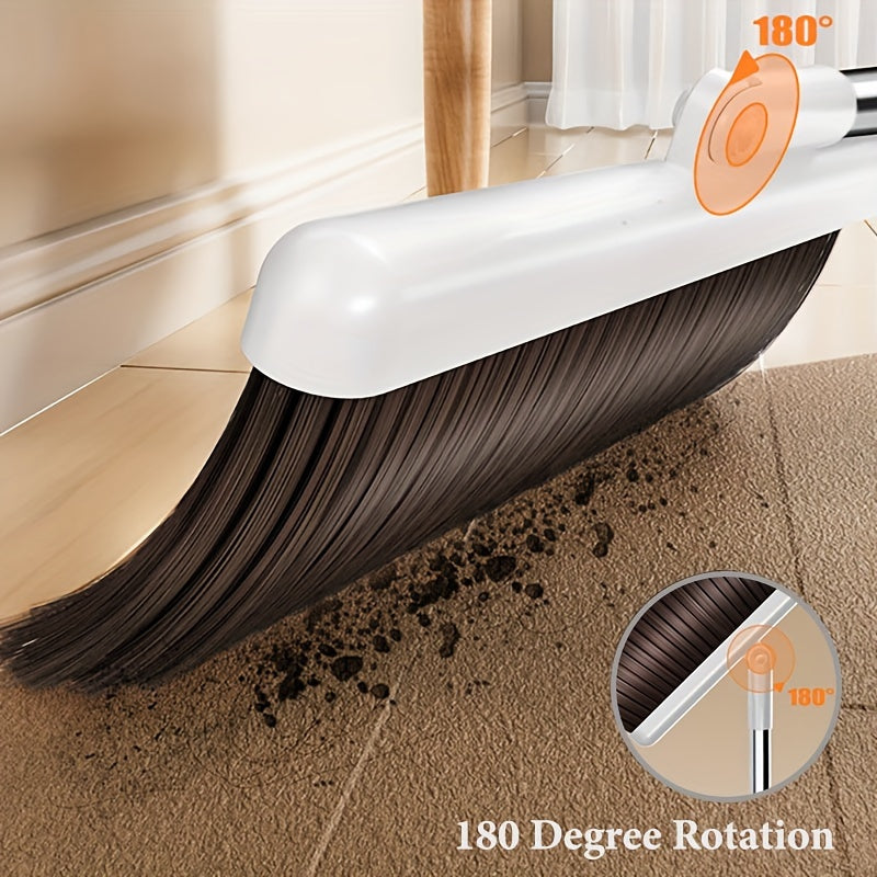 Uy tozalash uchun zaruriy vositalar - Plastik supurgu va chang olib ketish to'plami, yashash xonasi, yotoqxona, ochiq joylar, hammom va oshxona uchun mos.