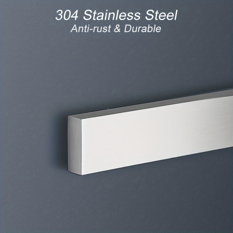 Stainless Steel Magnetic Knife Holder Wall Mount Organizer for Kitchen Utensils