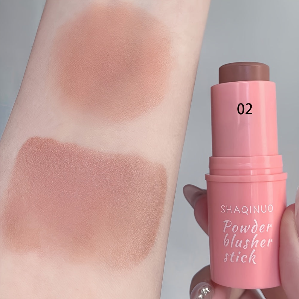 Barra de rubor natural a prueba de agua de larga duración para mujeres con color suave