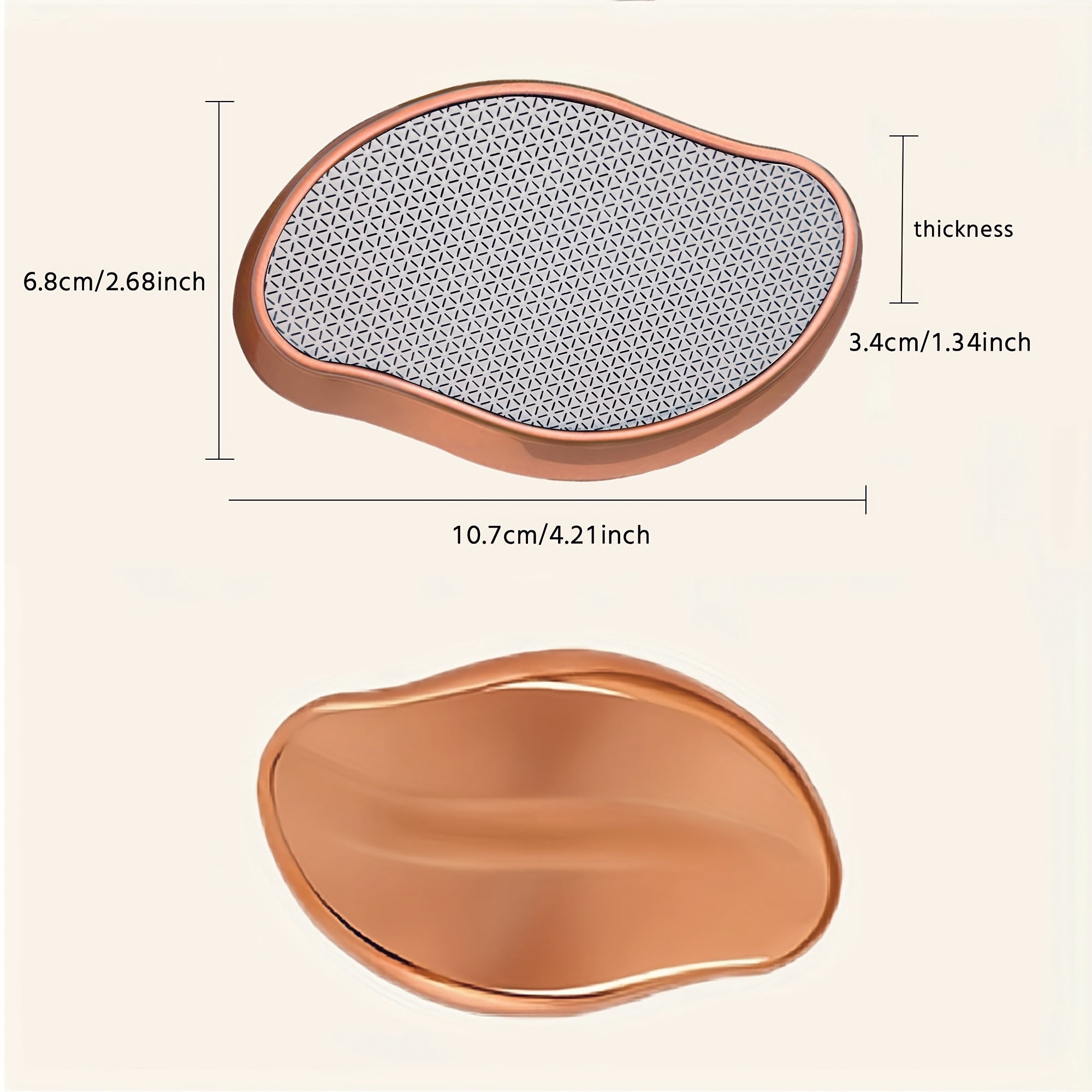 Unisex Reusable Crystal Hair Eraser Waterproof Painless Hair Removal Tool in Blue/Pink/Golden-Beige