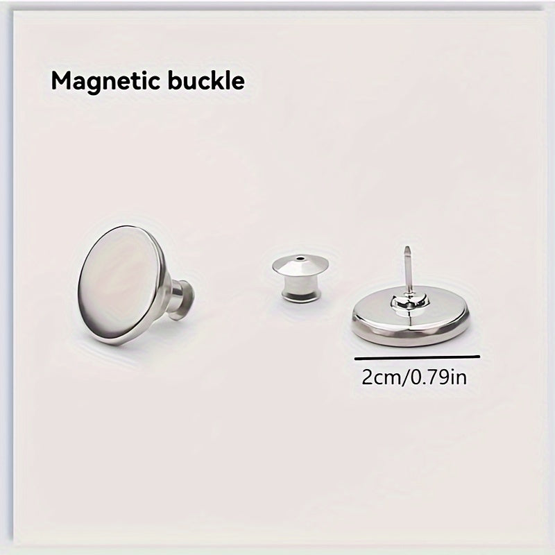 Metal Magnetic Curtain Clips for Shower Curtains and Drapes Strong Adhesive Wall Mounts