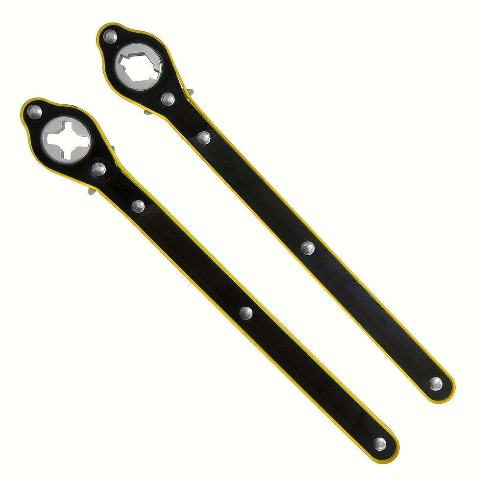 Car Lug Wrench Set 1/2/3/4pcs Ratchet Tire Wrench with 360° Rotation