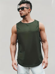 Men's Quick-Dry Moisture-Wicking Tank Top for Gym Sports and Workout