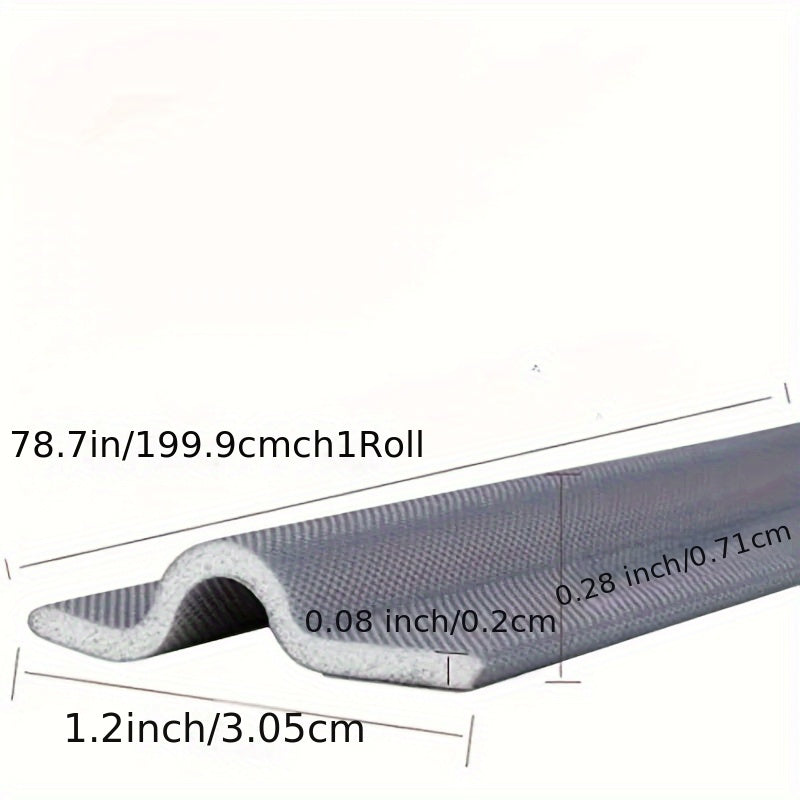 Self-Adhesive Fabric Window Seal Strip for Aluminum and Steel Frames Insulation Weatherstrip with Foam Tape
