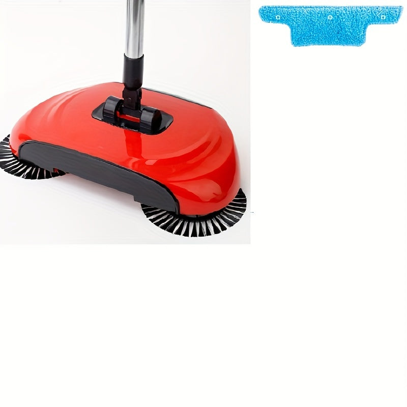 3-in-1 Hand Push Sweeper Vacuum Cleaner Wet Dry Mop for Hardwood Tiles