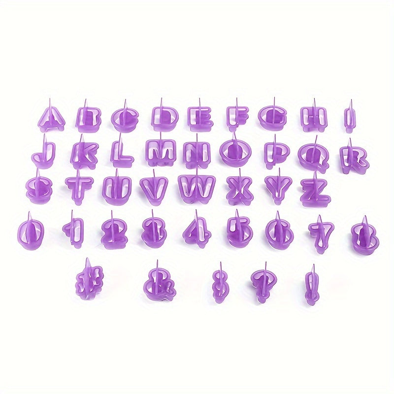 Set of 40 Plastic Cookie Cutters for Fondant Baking and Cake Decorating for Halloween Christmas Graduation