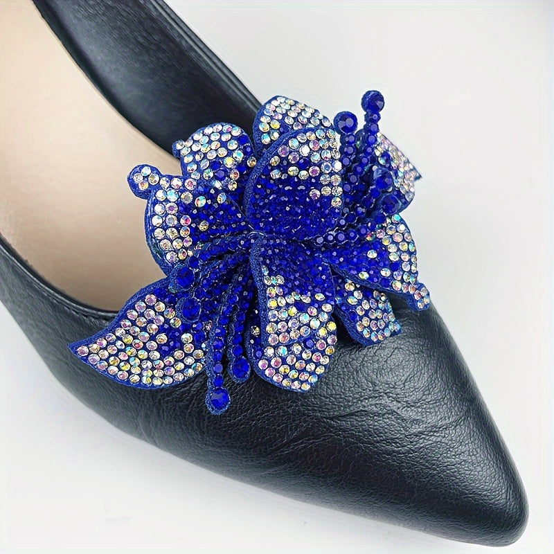 Women's Rhinestone Shoe Clips Detachable DIY Decor Accessories
