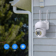 WiFi Waterproof Security Camera with Auto-Tracking Night Vision Two-Way Audio and AI Detection