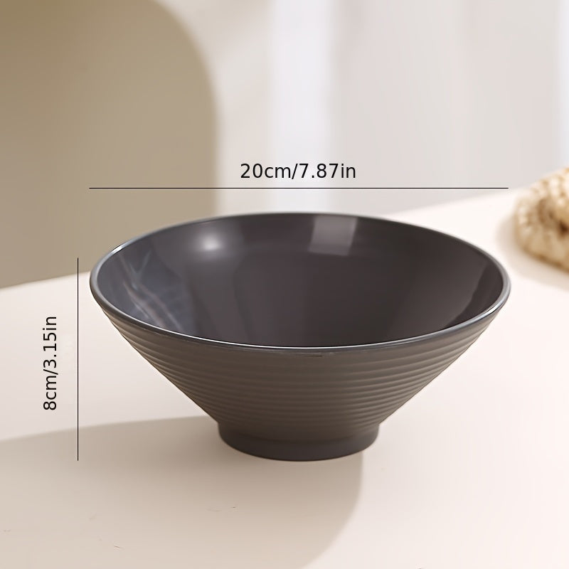 1 yoki 4 ta mustahkam 8 dyuymli Lamian Noodles idishlari to'plami, 35oz sig'im, mikroto'lqinli pech va idish yuvish mashinasida xavfsiz, turli ranglarda makaron, don va atıştırmalıklar uchun ko'p qirrali.