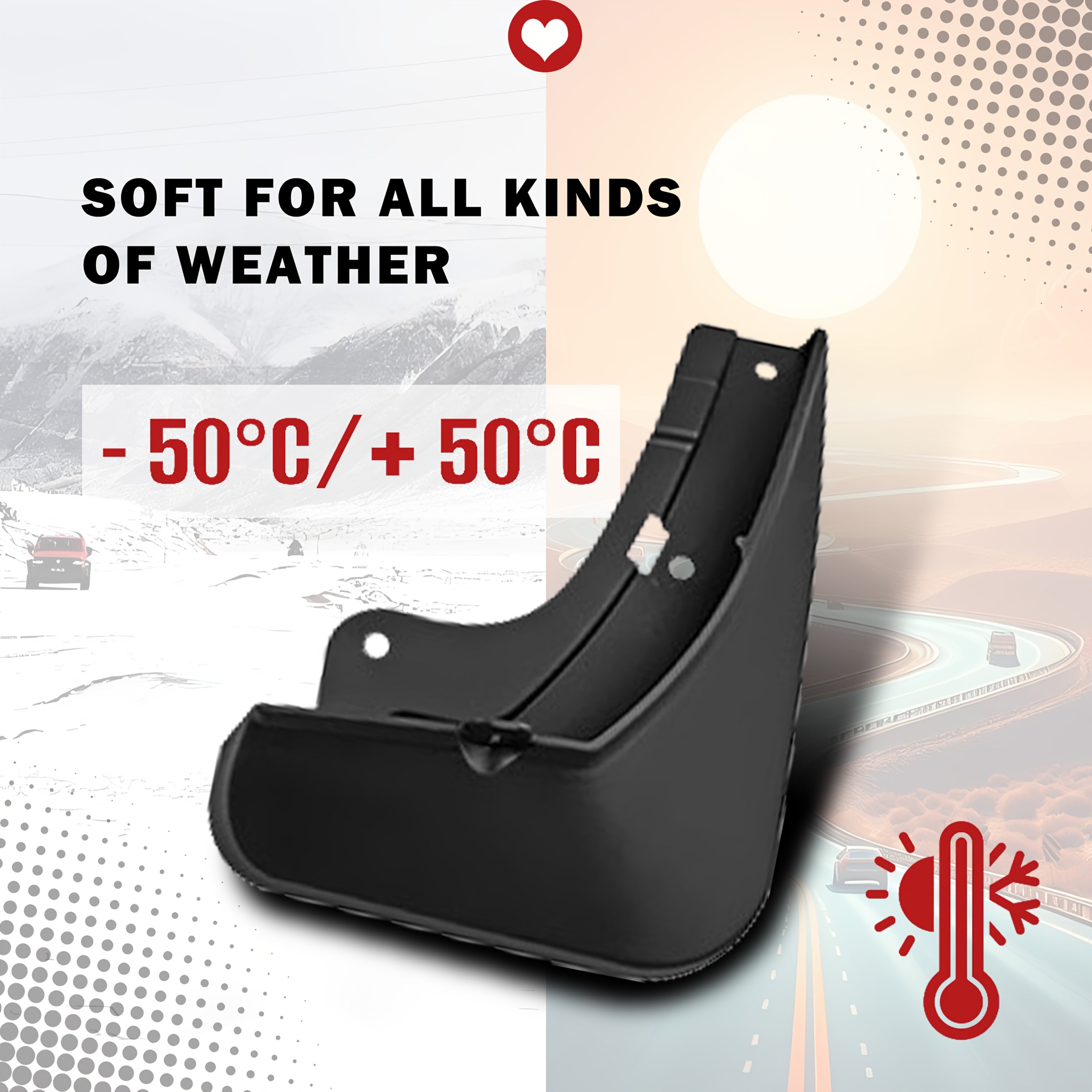 Guardabarros de barro para todo clima, protectores de salpicaduras para Sea Lion EV 2025 (paquete de 4)