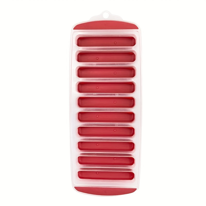 Bandeja de silicona flexible para hielo con fácil desmoldeo y apilable, de grado alimenticio PP