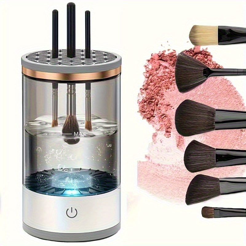USB-Powered Makeup Brush Cleaner Odorless Battery-Free Electric Device for Home Office School