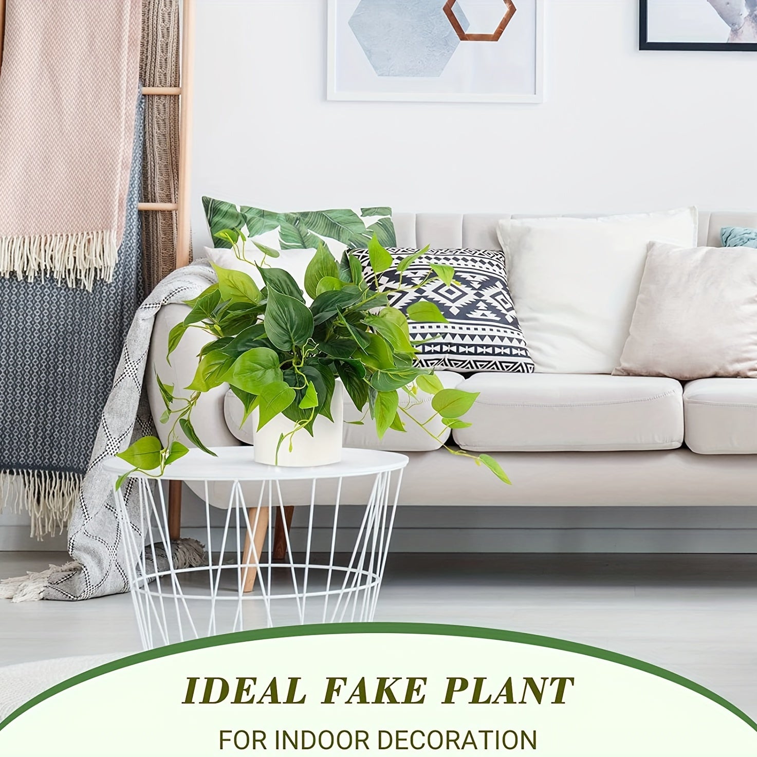 Xonaga dekor uchun sun'iy sabzi bargli o'simliklar, yashash xonasi va ofis uchun haqiqiy ko'rinishdagi sun'iy o'simliklar