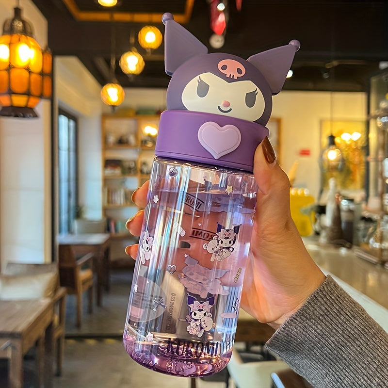 Large Capacity Water Bottle Tritan Material Cute Kawaii Cartoon Characters for Women