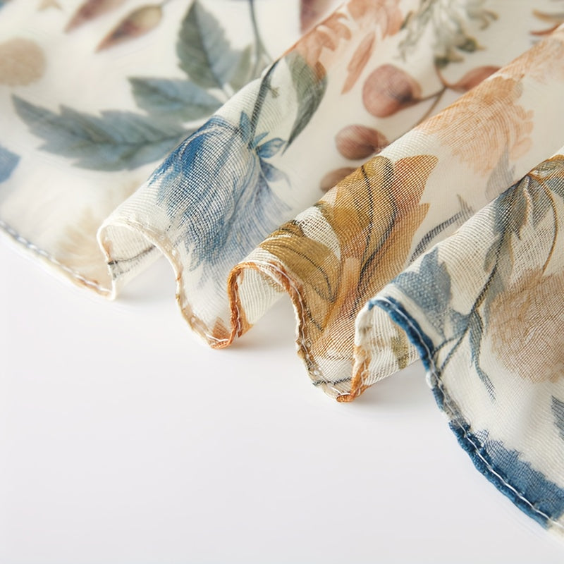 Yengil Boho Chic Bali ipi sharfini qatlamlash yoki sharf sifatida o'rash uchun